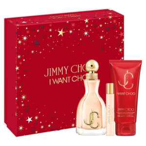 Jimmy Choo I Want Choo EDP 100ml + 7.5ml Spray + Body Lotion 100ml Gift Set