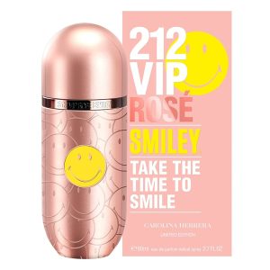 Carolina Herrera 212 Vip Rose Smiley Limited Edition EDP 80ml